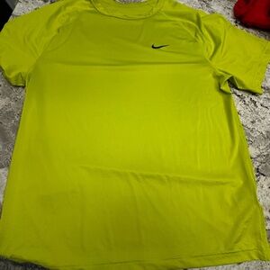 Nike Men's Bright Green Short Sleeve Tee